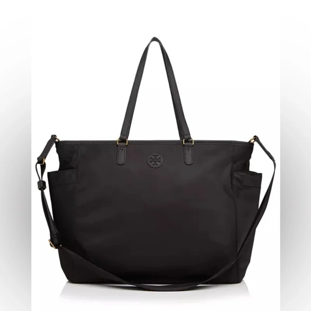 Tory Burch Scout Nylon Diaper Bag Black